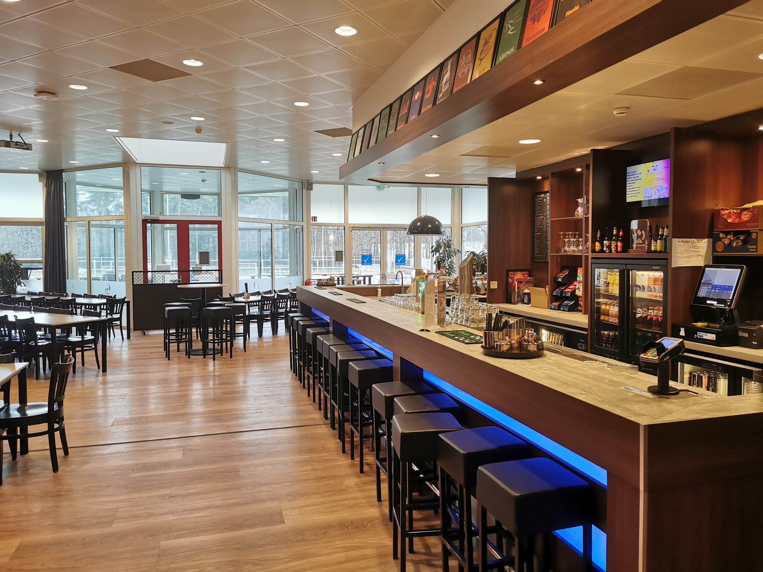 De bar van de Sportkantine nu